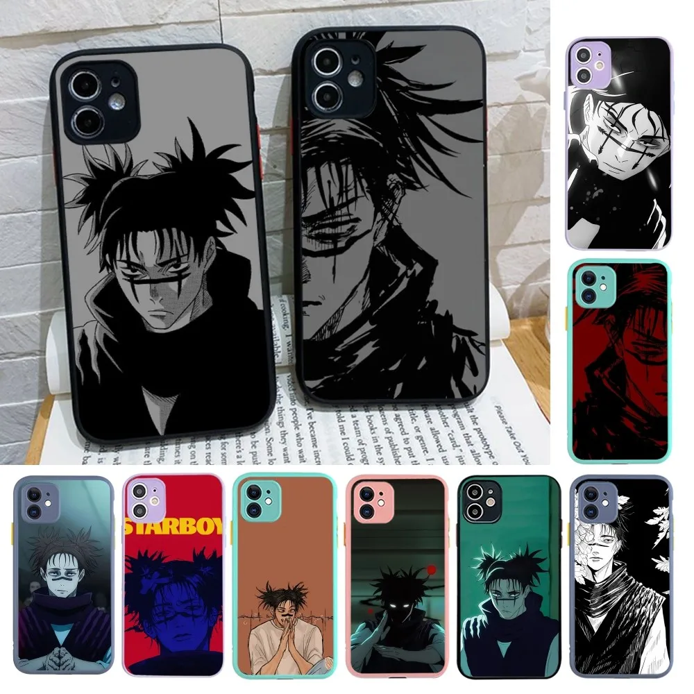 

Choso J-Jujutsu-Kaisen Phone Case For IPhone 14 X XR XS 7 8 Plus 11 12 13 Pro MAX 13mini Matte Shockproof Case