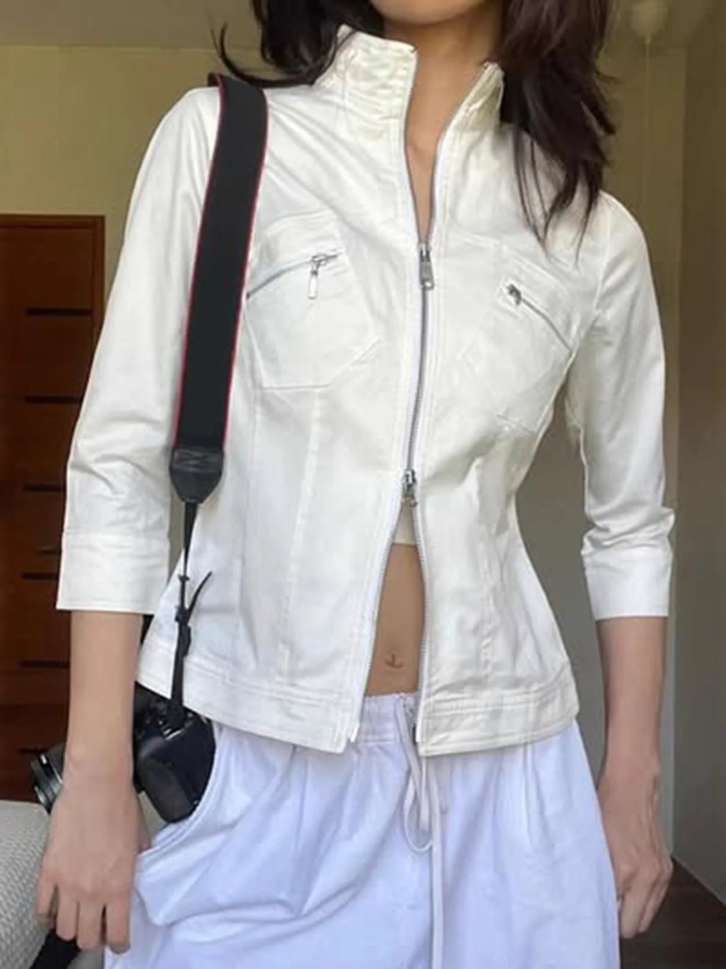 

Женская универсальная рабочая одежда на молнии, осенний топ, модная женская одежда премиум-класса в китайском стиле