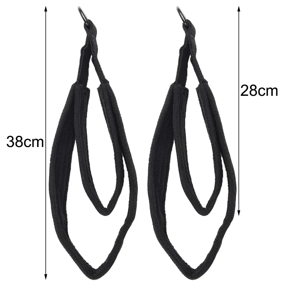 

Pilates Straps Foot Straps With D-rings 2pcs Double Loop Fitness Equipment For Foot Pilates Reformer Soft Straps