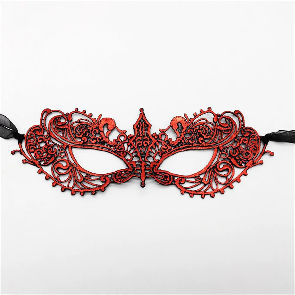 Masque en dentelle Sexy pour femmes, masques pour les yeux noirs amusants, pour boîte de nuit, princesse Mardi Gras, accessoires de Costume de fête de Cosplay