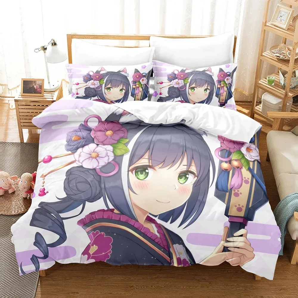 3D Print Anime Girls The Ryuo's Work Is Never Done Bedding Sets Duvet Cover Set With Pillowcase Twin Full Queen King Bedclothes