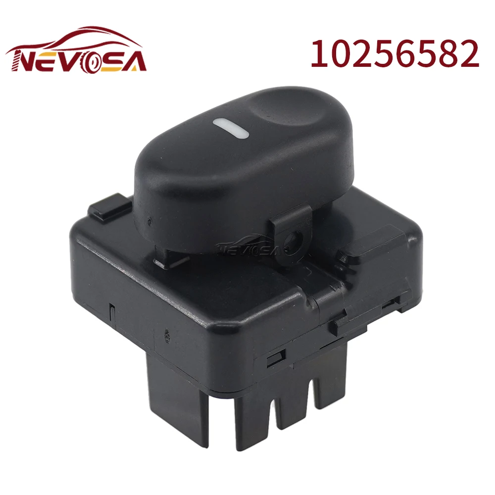 

NEVOSA 10256582 Car Power Window Lifter Switch For Buick Century 1997-2005 Regal 1997-2004 8Pins Passenger Side Single Button