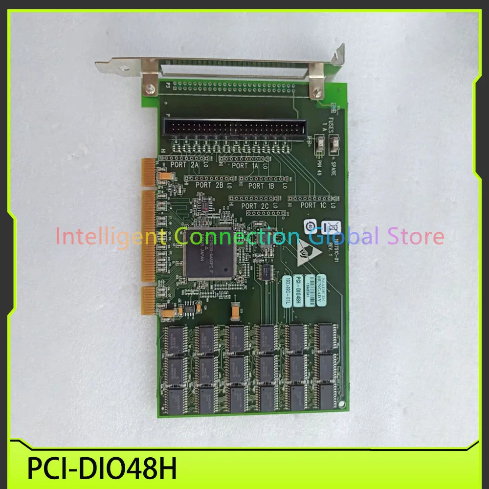 

PCI-DIO48H Data Acquisition Card 48 Channel Digital I/O Board 193751C-01 REV.1