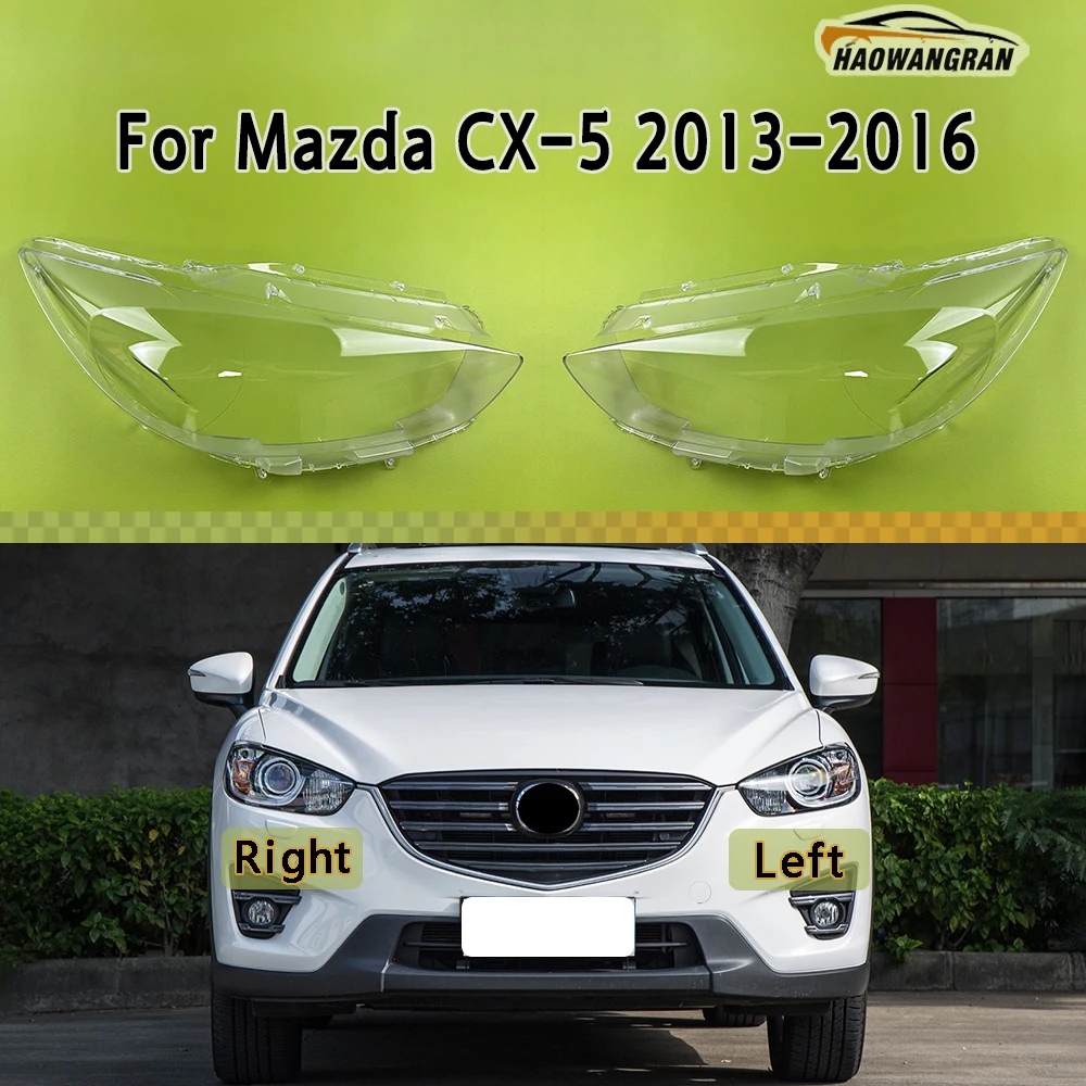 

For Mazda CX-5 2013 2014 2015 2016 Headlight Cover Shade Headlamp Shell Transparent Lampshade Plexiglass Replace Original Lens