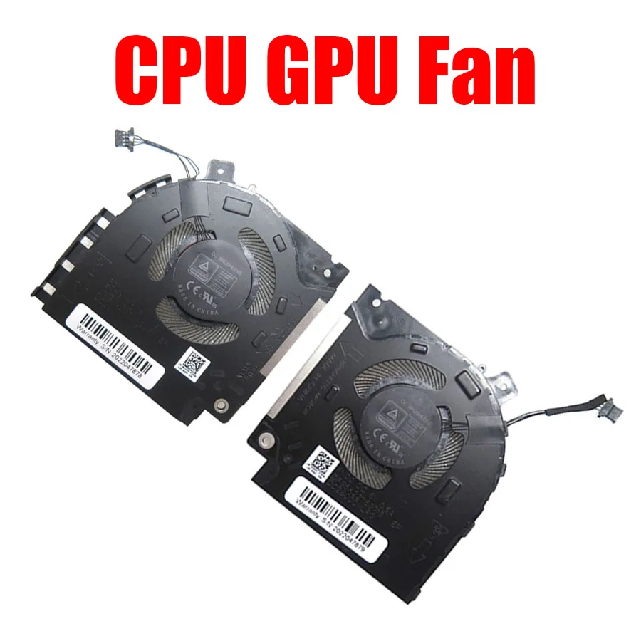 

For Alienware X15 R1 RTX30 Laptop CPU GPU Fan 082VD4 82VD4 DFS5K22305283T FND3 0V0G61 V0G61 DFS5K22115371S FND2 DC5V