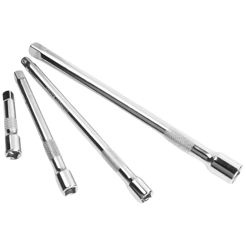 4Pcs 1/4 3/8inch Extension Rod Set Socket Extension Set Includes Extensions Joint Socket Extension Rod Hand Tool