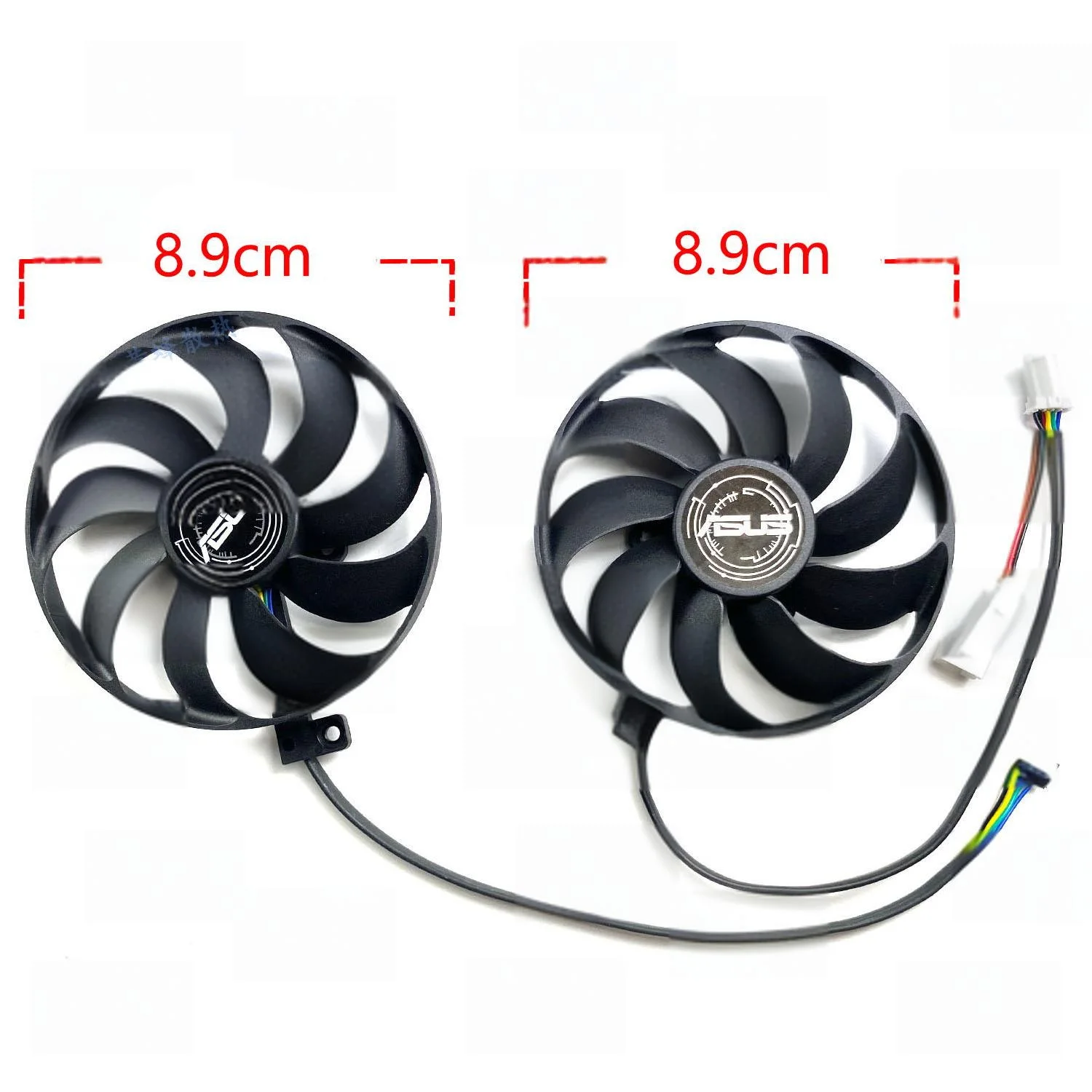 Ventilador de cartão VGA GPU para ASUS, RTX2060S, 2070, 2080, 2080S, DUAL