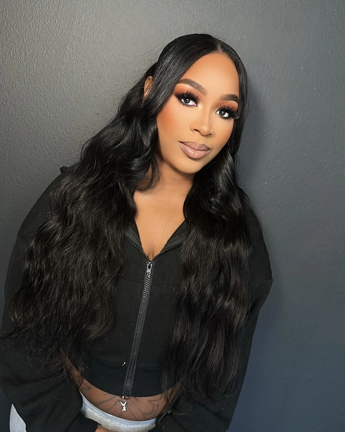 Perucas de cabelo humano Glueless Body Wave, peruca frontal transparente do laço, colocar e ir, peruca frontal, 1B, 200 Densidade, 5 × 5