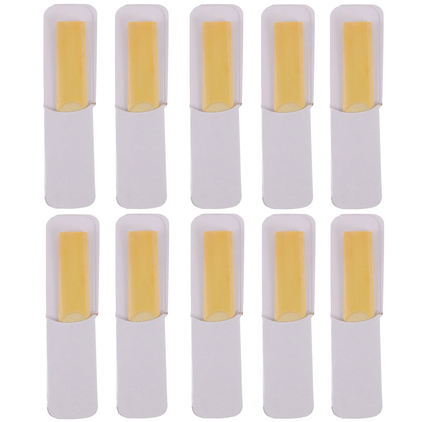 

10 Pcs Clarinet Reeds Affordable Performance Player Store Rhythm 20 Bass Parts Traditional