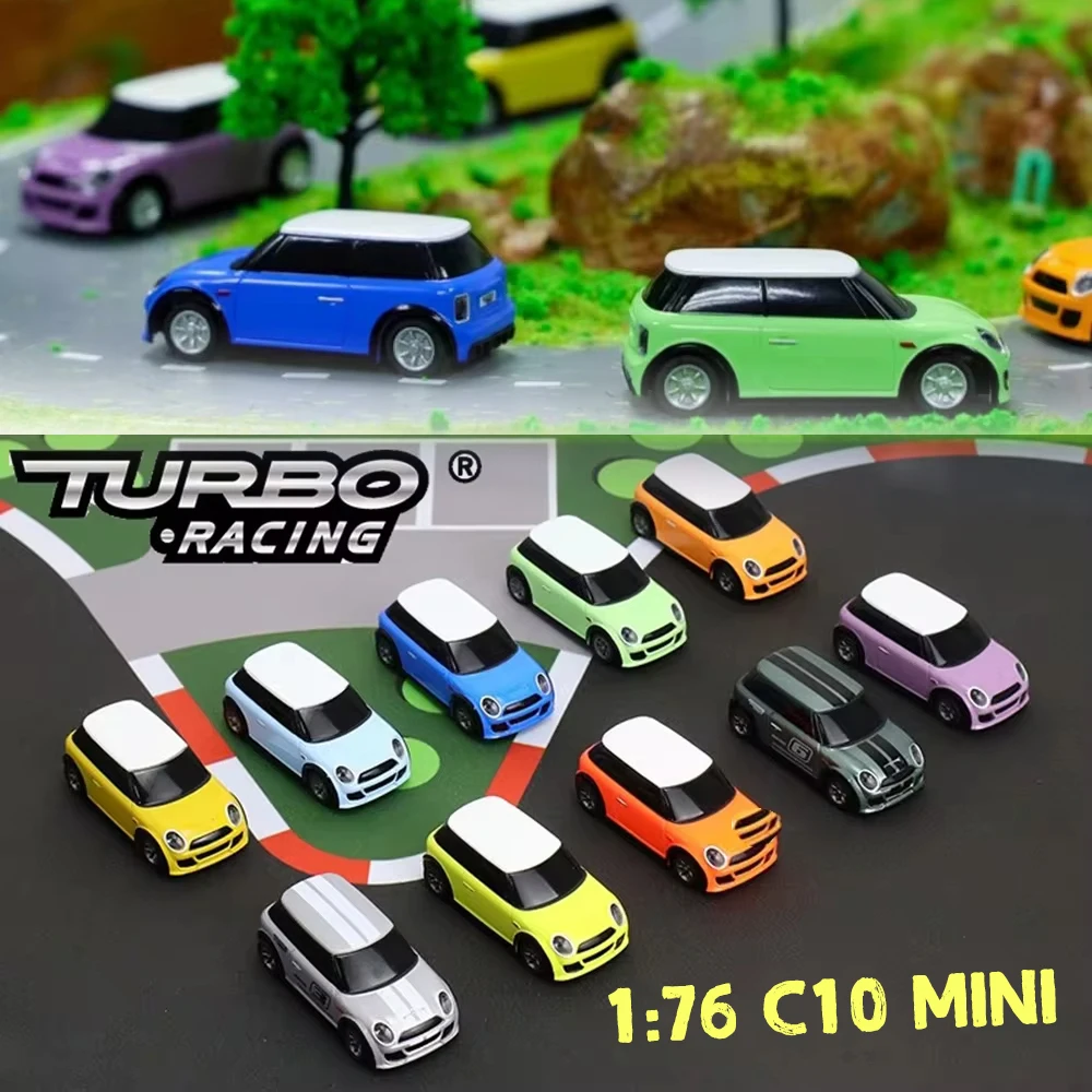 

Turbo Racing 1:76 RC Car C10 Mini Remote Control Model Car 2.4GHz Full-scale remote control car RTR Desktop Kids and Adults toys