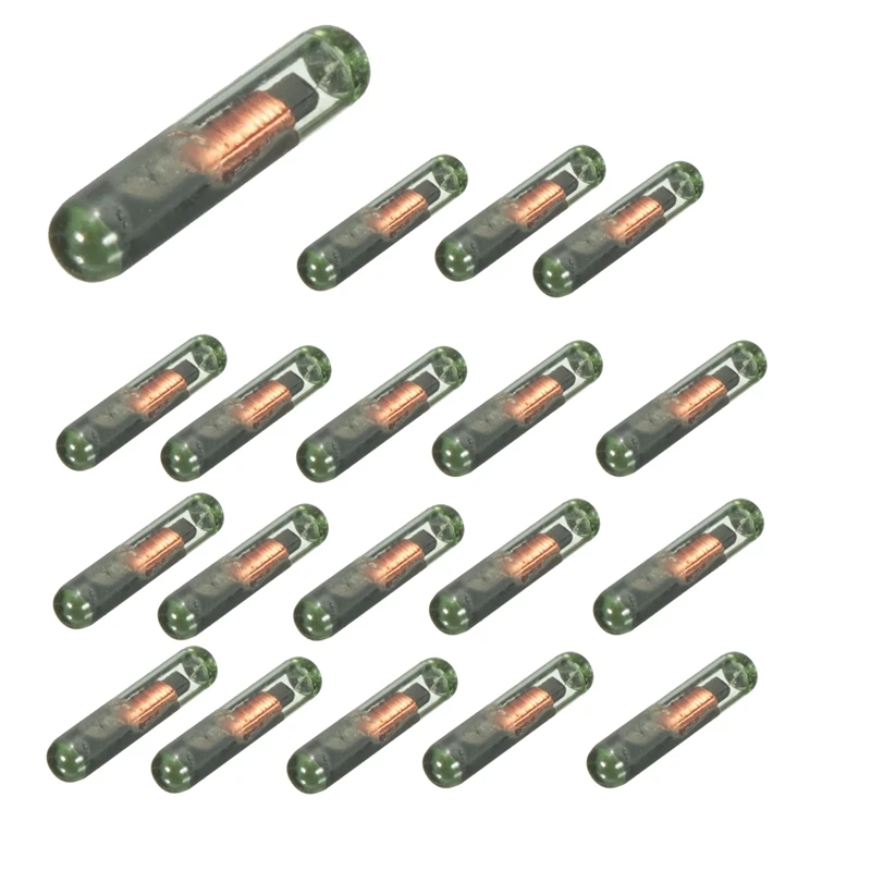 

20 PCS ID48 Transponder Chip ID 48 Car Key Glass Chip Blank Auto Transponder Chips As Shown ID 48 Unlock Chip