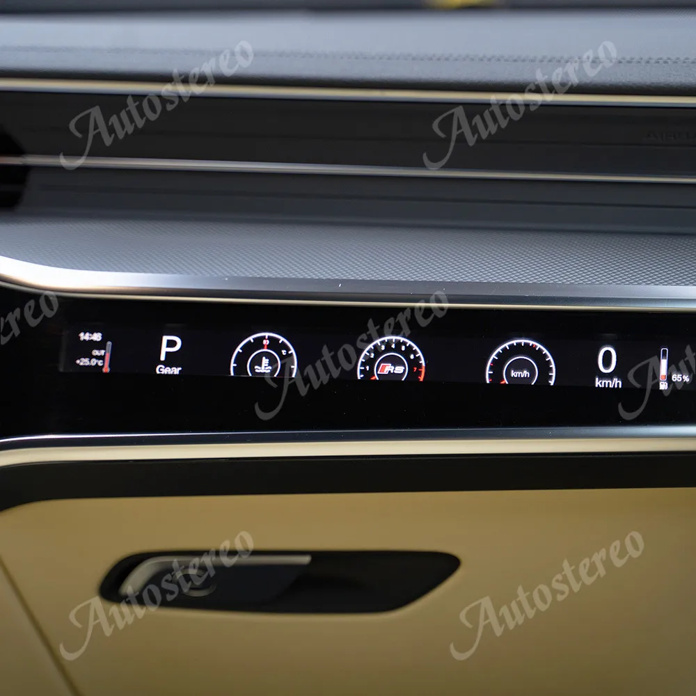 Car Co-Driver Passenger Screen Instrument Dashboard Display For Audi A6 A7 A6L A7L 2019-2023 Copilot Display Multimedia HeadUnit