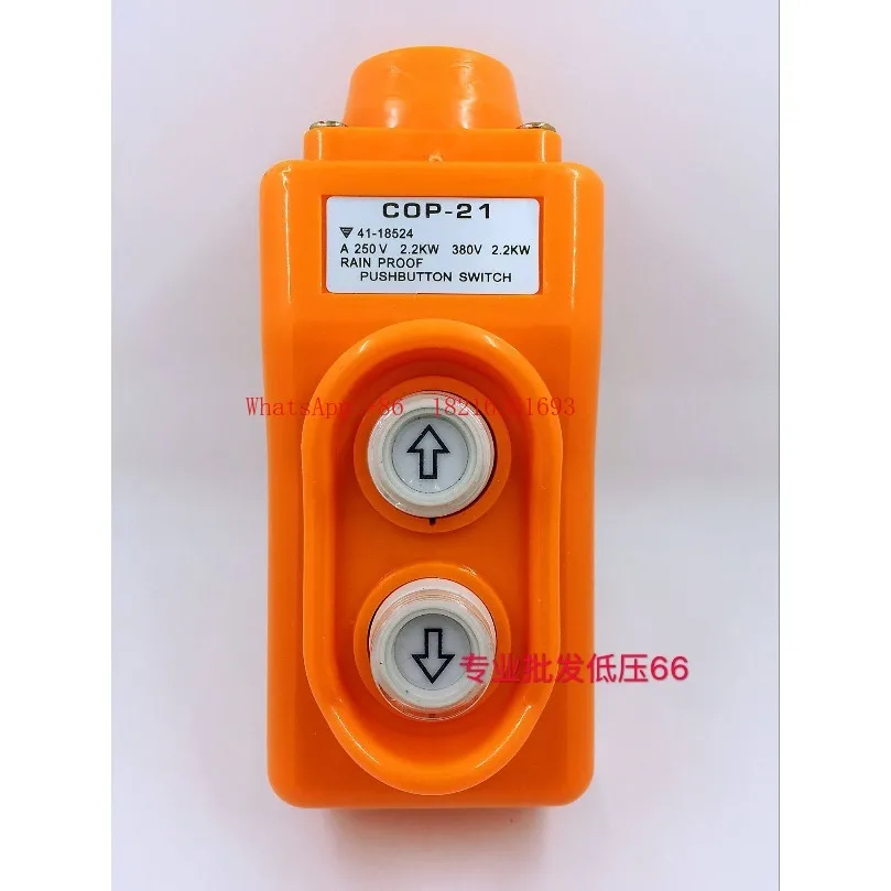 Rainproof crane driving direct control button starts directly, crane switch TNHA1-21 COB COP-21 spot quick delivery