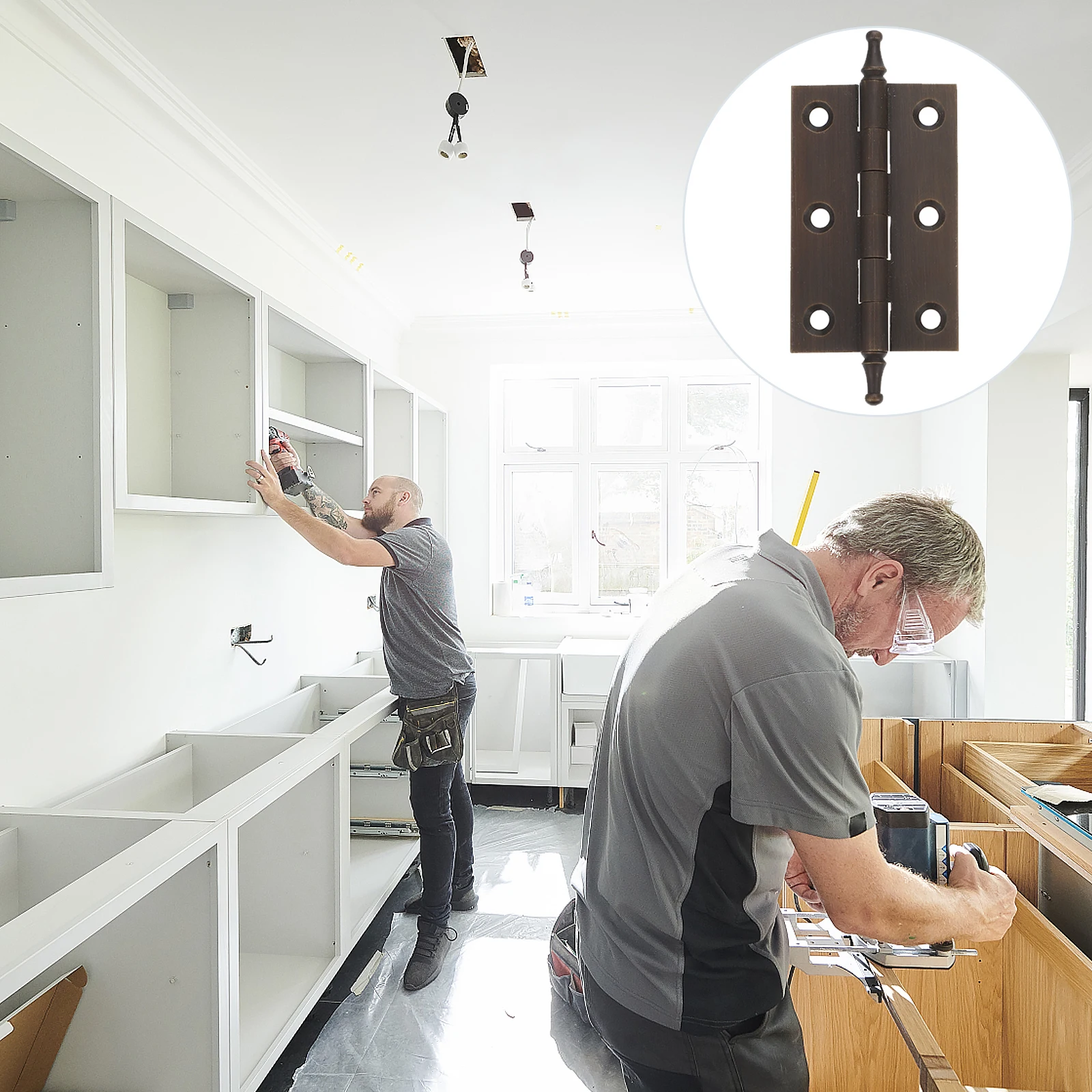 

Thickened Copper Small Door Cabinet Black Kitchen Furniture Hardware Smooth Quiet Durable AntiRust DIY Copper Butt