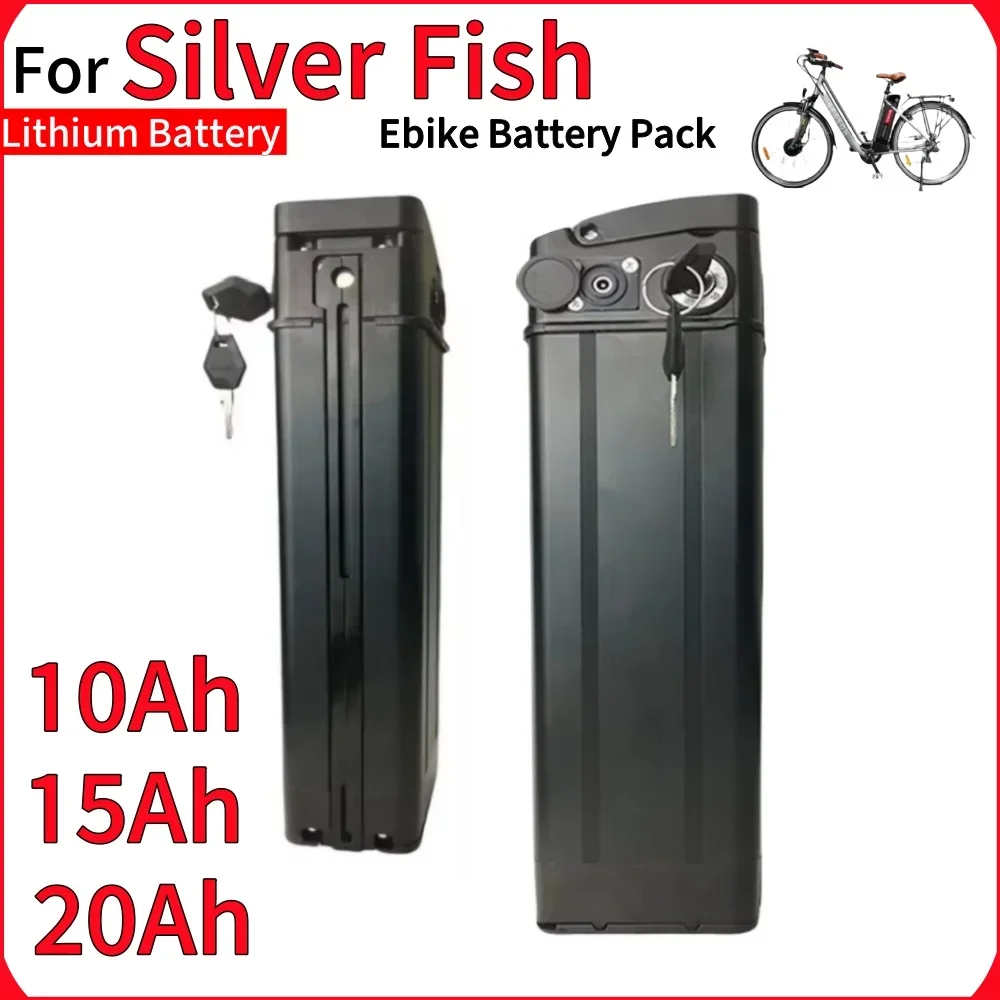 

36V 10Ah/15Ah/20Ah Lithium Silver Fish Batterie For 350W 500W 750W 1000W Li-ion Battery Pack