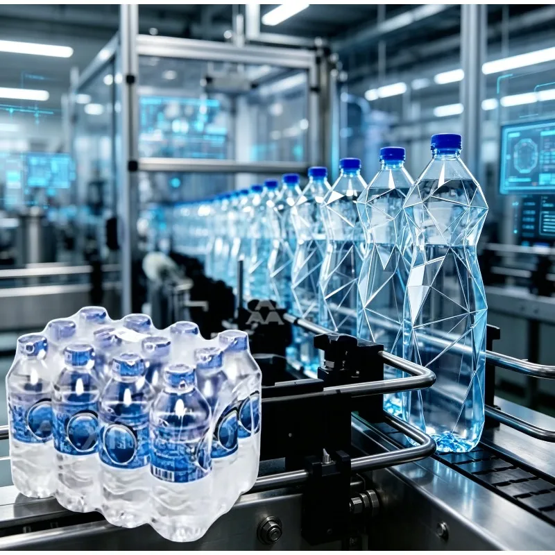 Linea di Produzione Automatica Personalizzata per l'Imbottigliamento di Acqua Minerale Pura, Macchina per Riempimento Bottiglie