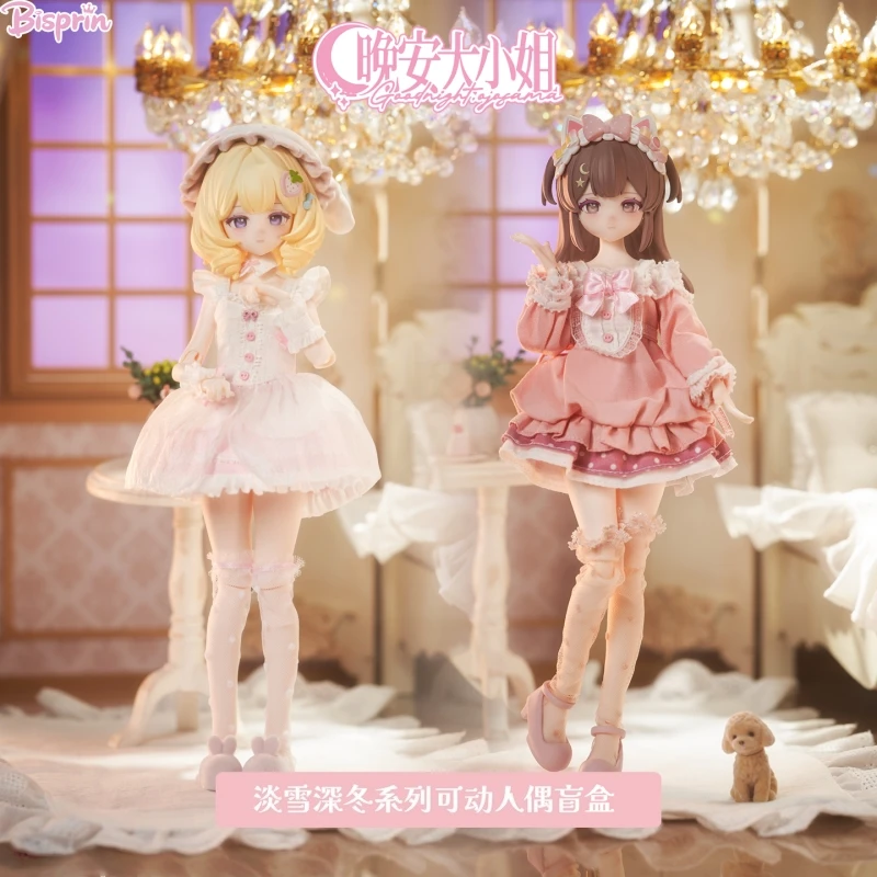 

New Goodnight Lady Pale Snow Deep Winter Series Blind Box 1/6 Action Figures Bjd Joint Doll Trendy Model Toys Ornament Gift
