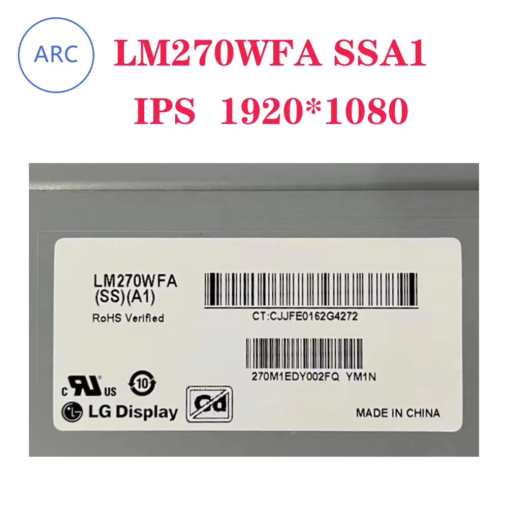 Imagem -02 - Tela de Toque Lcd para hp pc All-in-one Fhd Ips Lm270wfa-ssa1 Original Novo