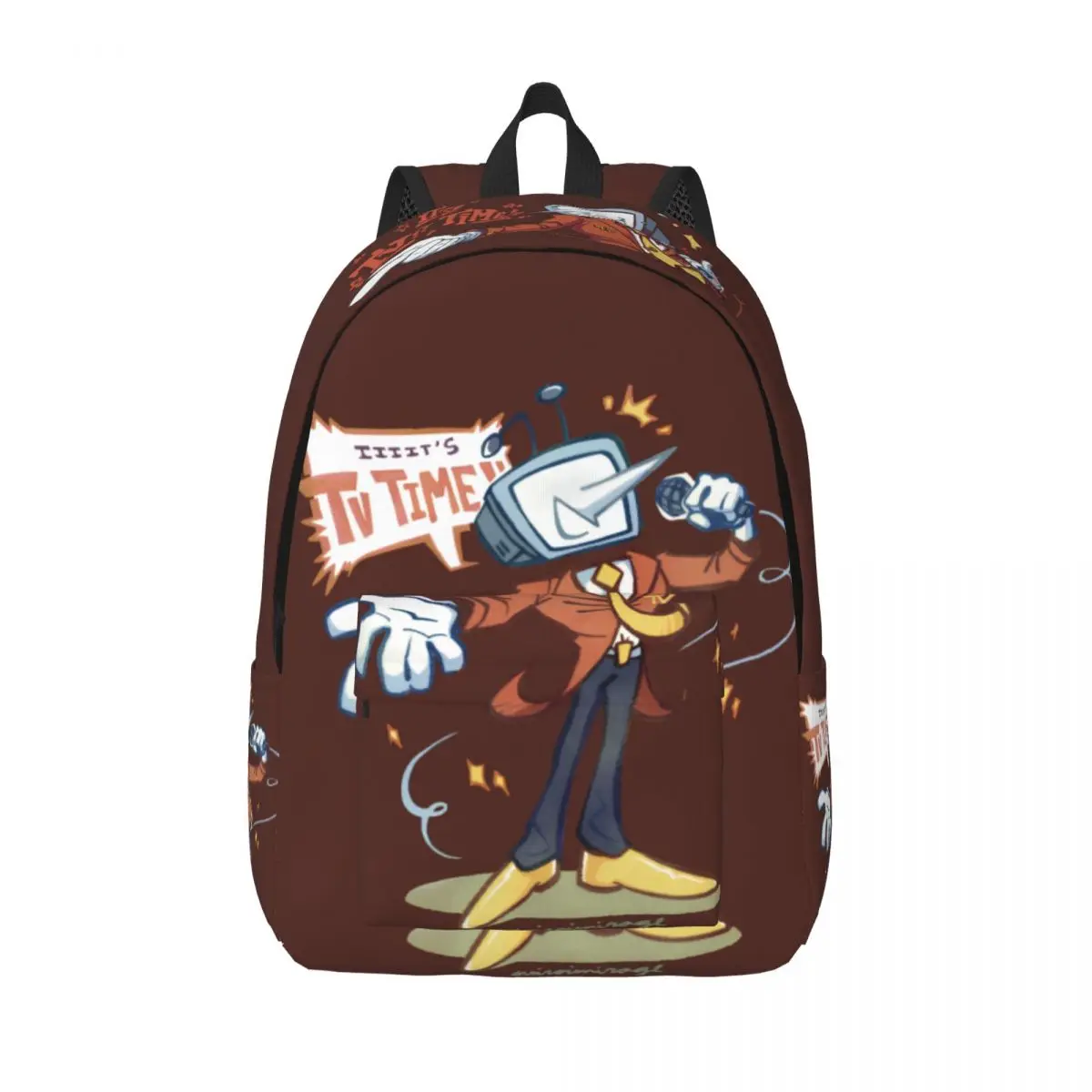 

Рюкзак It's TV Time Mr Tenna Deltarune для мужчин и женщин, школьный рабочий рюкзак, энергетическое шоу, ноутбук, компьютер, холщовые сумки, легкий вес