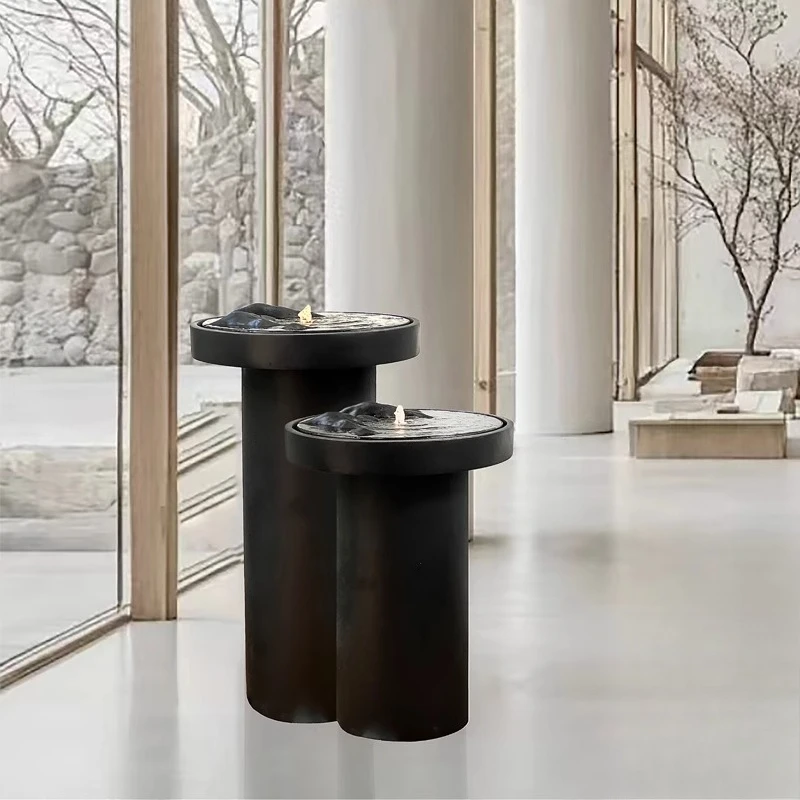 

Flow ornament circulating water landscape office hotel clubhouse courtyard modern simple floor rockery decorative fountain