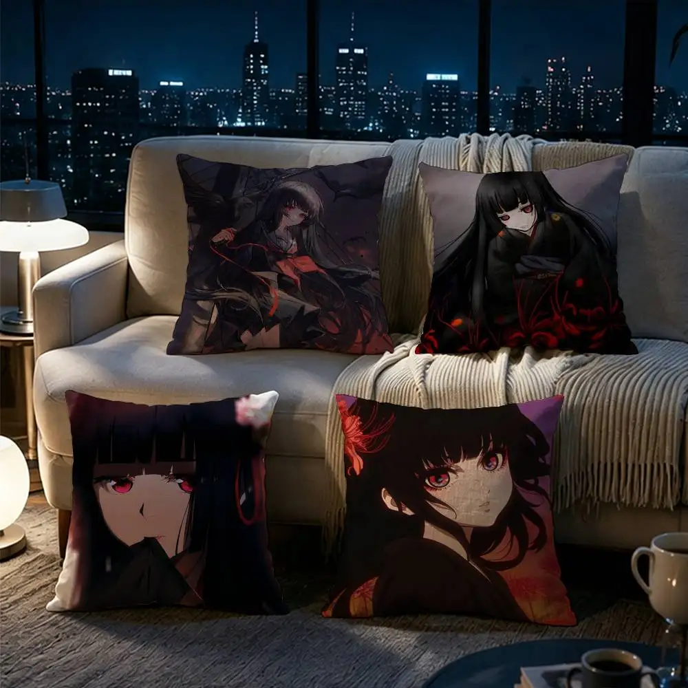 Anime Hell Girl Enma Ai  Pillow cover gift High definition digital printing,Surprise  vivid pattern Household.