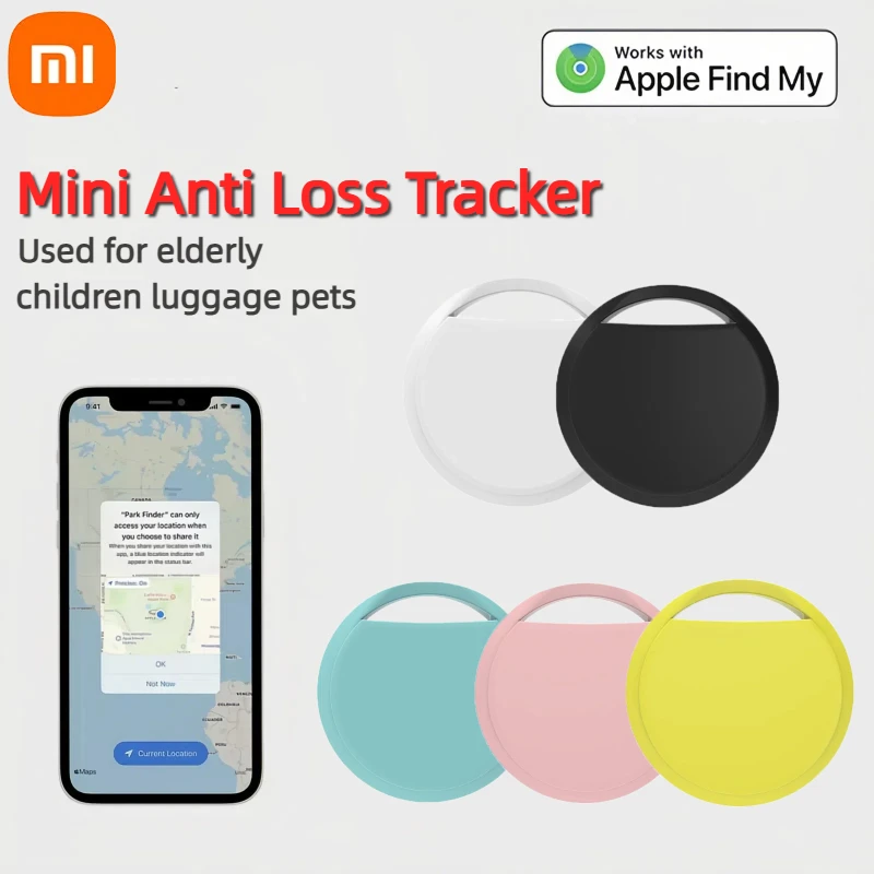 

Xiaomi Mini Bluetooth GPS трекер для Apple Find My Anti-Lose Напоминание Звуковая сигнализация Смарт-тег Поиск ключей Локатор багажа для домашних животных
