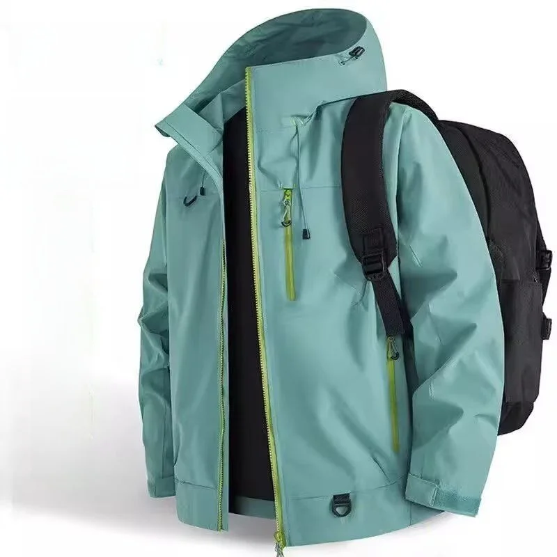 

Уличная ветрозащитная водонепроницаемая куртка для мужчин, повседневное походное пальто для пары, осенне-зимняя куртка для отдыха для мальчиков