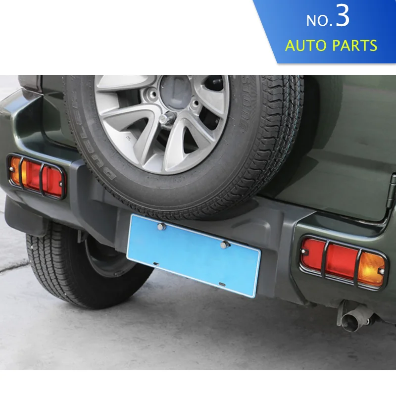 Car Lamp Hoods For Suzuki Jimny JB33 Sierra JB43 1998 2018 Rear Bumper Tail Fog Light Lamp Cover Protect Accessories