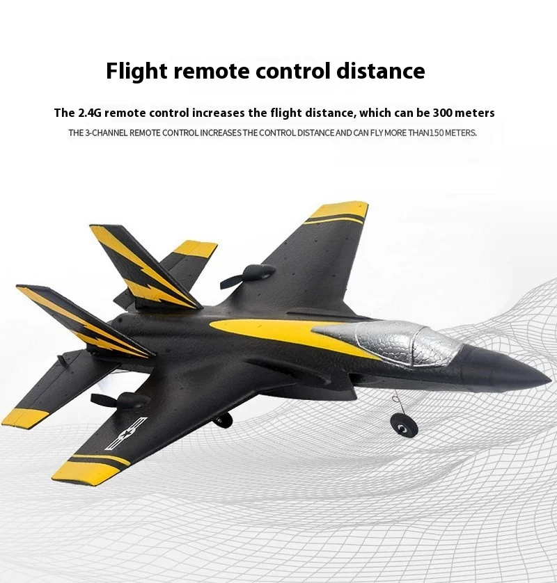 Avión Rc Fx935, mando a distancia de cuatro canales de ala fija [Control F35, modelo de combate, avión eléctrico de espuma, rompecabezas para niños, juguete para regalos