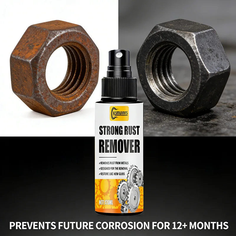Chassis Exhaust Metal Polish Spray - Rust Conversion Sealant Anti-Corrosion & Anti-Aging