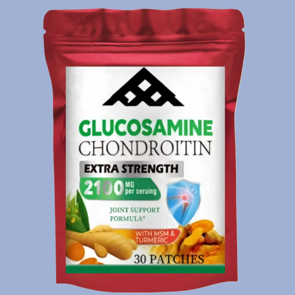Glucosamine Chondroitin Transdermal Patches 30 Patches - Support Healthy Joints, Strong Cartilage