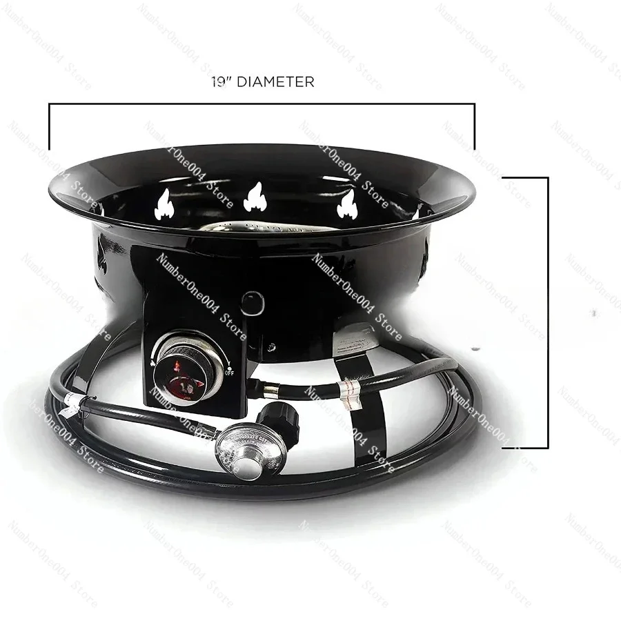 Suitable ForFor Camping Trips RV Travels Tailgating Get-togethers And Family Evenings Outdoor Portable Propane Gas Fire Pit 58,0