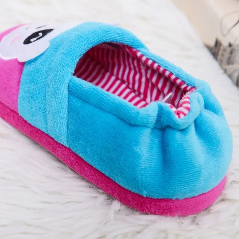 Fashion Toddler Girls Slippers for Autumn Winter Slip On Plush Warm Panda Child Home Shoes Kids House Indoor Footwear Baby Items