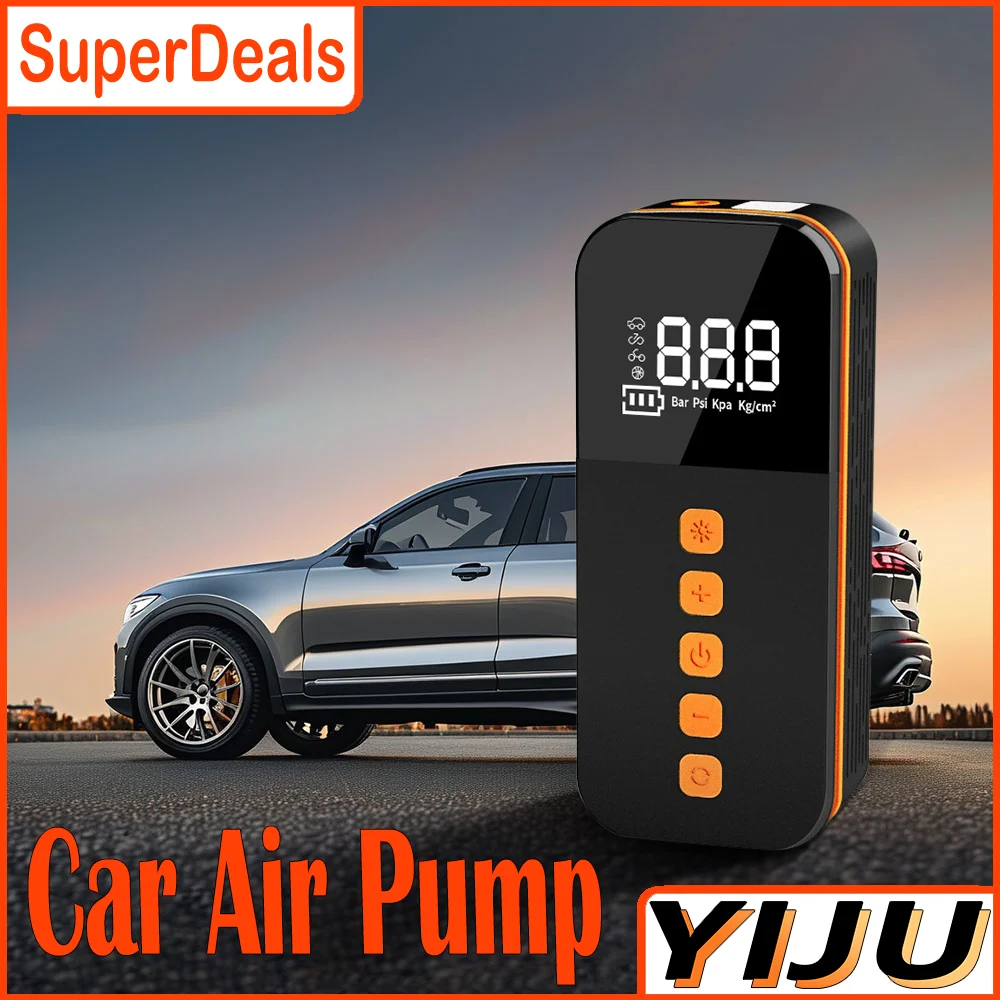 

1 шт. беспроводной автомобильный воздушный компрессор, воздушный насос, электрический насос для накачивания шин для мотоцикла, велосипеда, лодки, автоматические шарики для шин, надувные