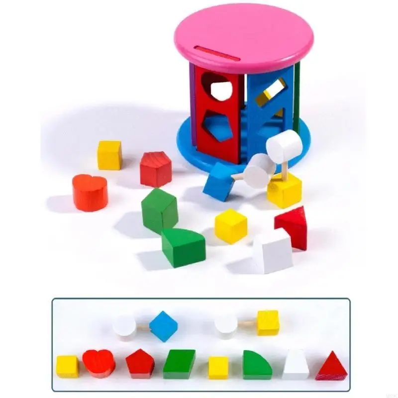 M89C الأطفال متعددة الأغراض لعبة الخشب القوية للفرز لعبة لتعزيز المهارات الحركية