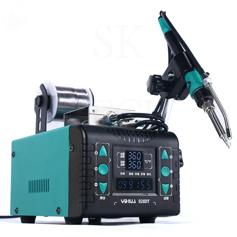 YIHUA 928DT High Power Automatic Soldering Machine 110W Foot-operated Iron Soldering Tool Spot Welding Machine Soldering Station