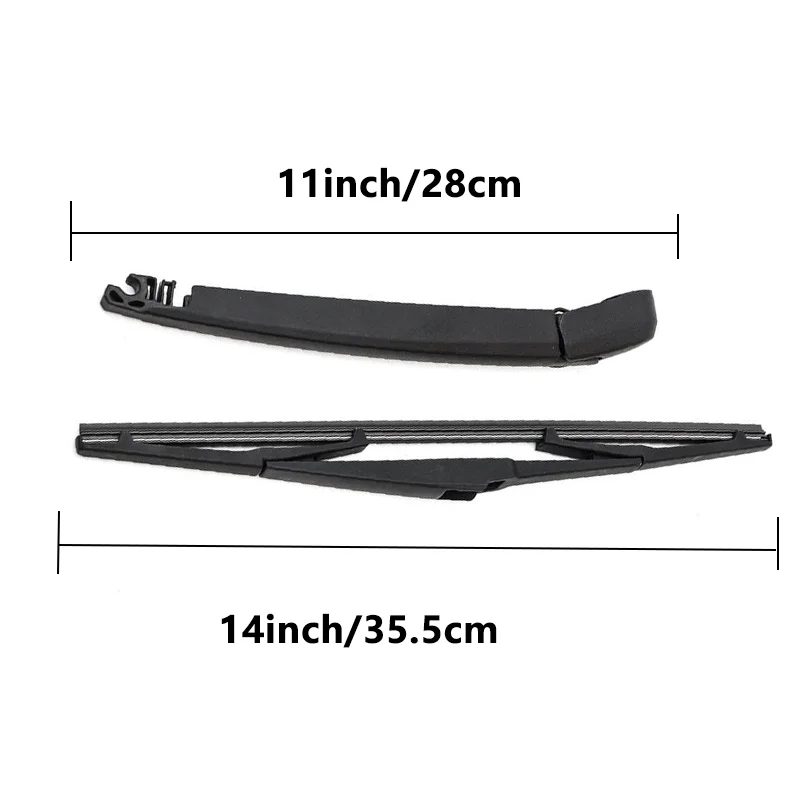 Rear Wiper Blade & Arm For Hyundai Santa Fe 2006-2012 CM Windshield Windscreen Rear Window Wiper OEM 98811-B8000