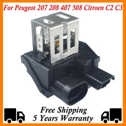 For Peugeot 207 208 407 508 Citroen C2 C3 DS3 Radiator Fan Motor Relay Resistor 1267J6 98372A01 9827870080