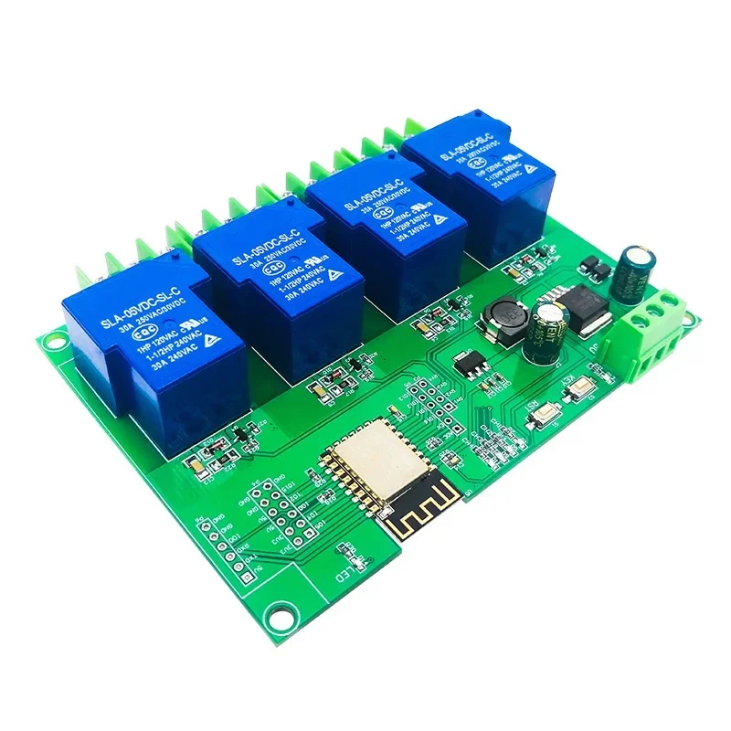 

1PCS DC7-28V/5V 30A ESP8266 WIFI Four-Way R elay Module ESP-12F Board 4M Byte Flash I/O UART For Arduino