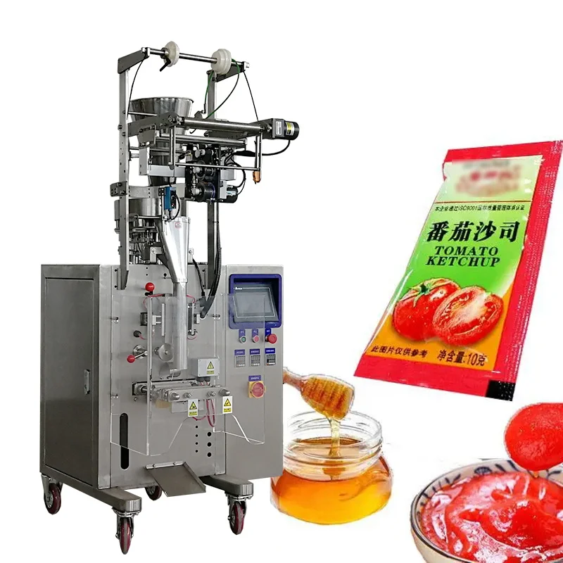 LeadWorld Multifunction Packing Line Honey  Stick Sachet Bag Filling Packaging Machine