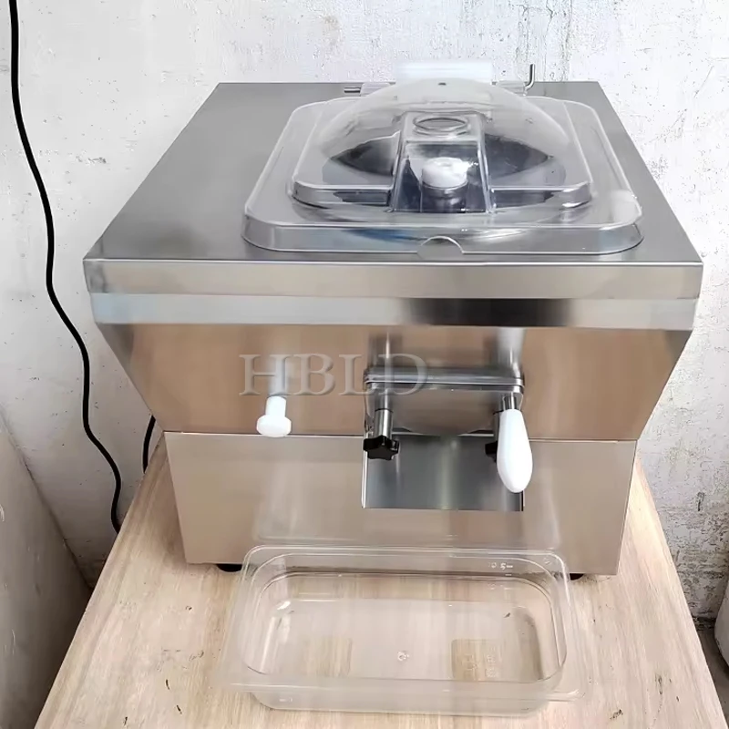 Máquina de helado duro de escritorio, máquina de yogur mixto Oreo de fruta completamente automática