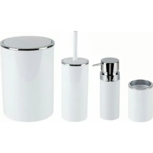 Primanova Lenox 4 Piece Bathroom Set White.