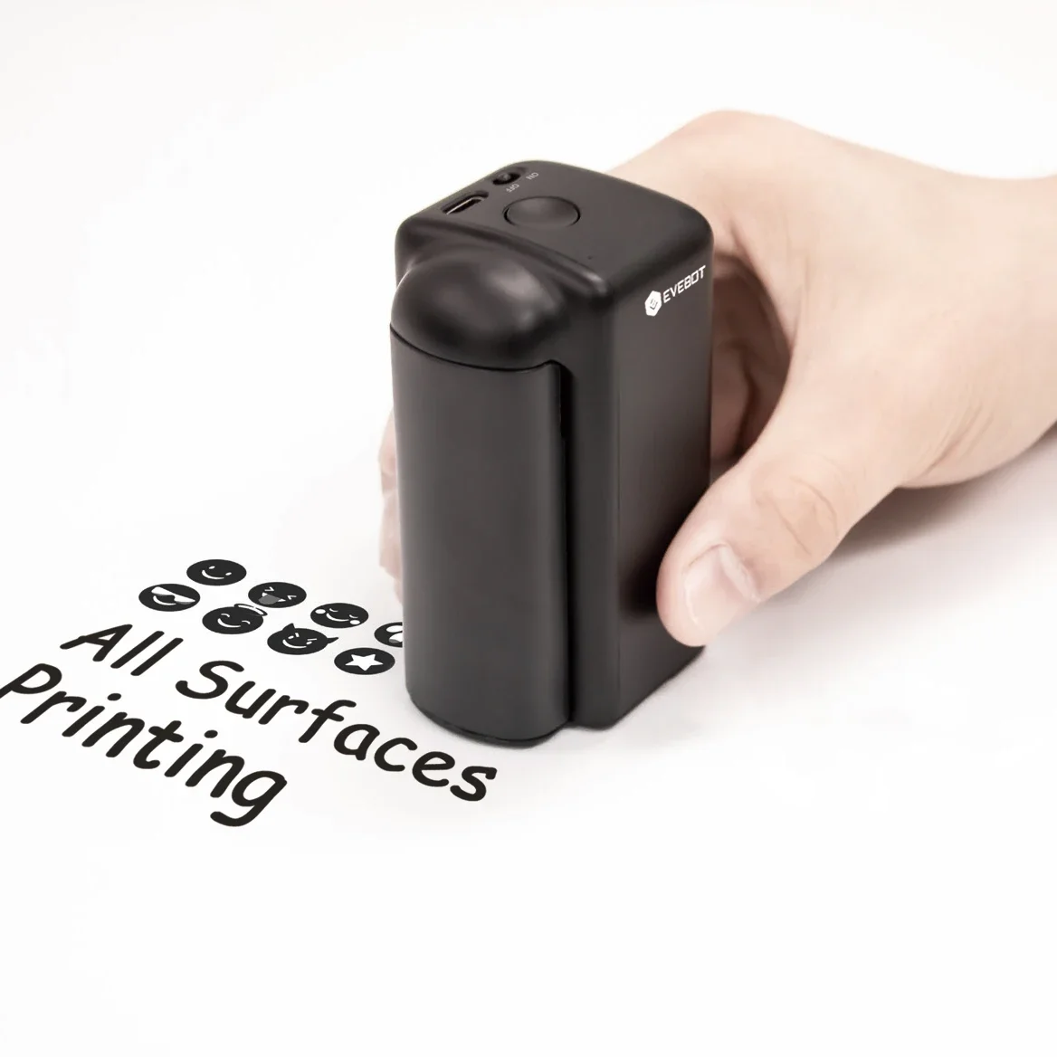 

2024 New Arrival EVEBOT PRINT IND Portable Inkjet Printer Mini Code Printers with Permanent Ink Cartridge handheld printer Date