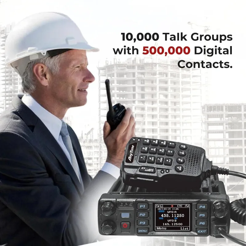 AT-D578UVIII Plus DMR Radio móvil aficionado de tres bandas Radios bidireccionales›Radio bidireccional