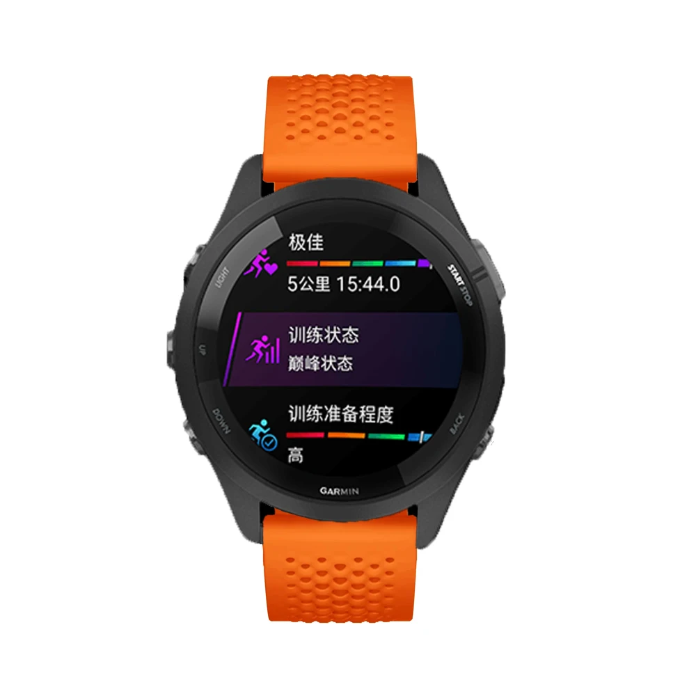 20mm 22mm Silicone Strap for Garmin Forerunner 255 265 55 Venu 3 /2 Active 5 Breathable replacement wristband Garmin 965 955 745
