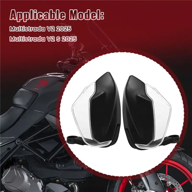 Handguard For Ducati Multistrada V2 S 2025 Hand Guard Protection Sliders Motorcycle Handlebar Windshield Air Deflector