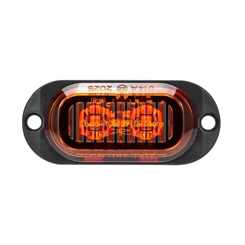 مقاوم للماء 12V-24V Truck Truck Strips Light ABS PC Design #4