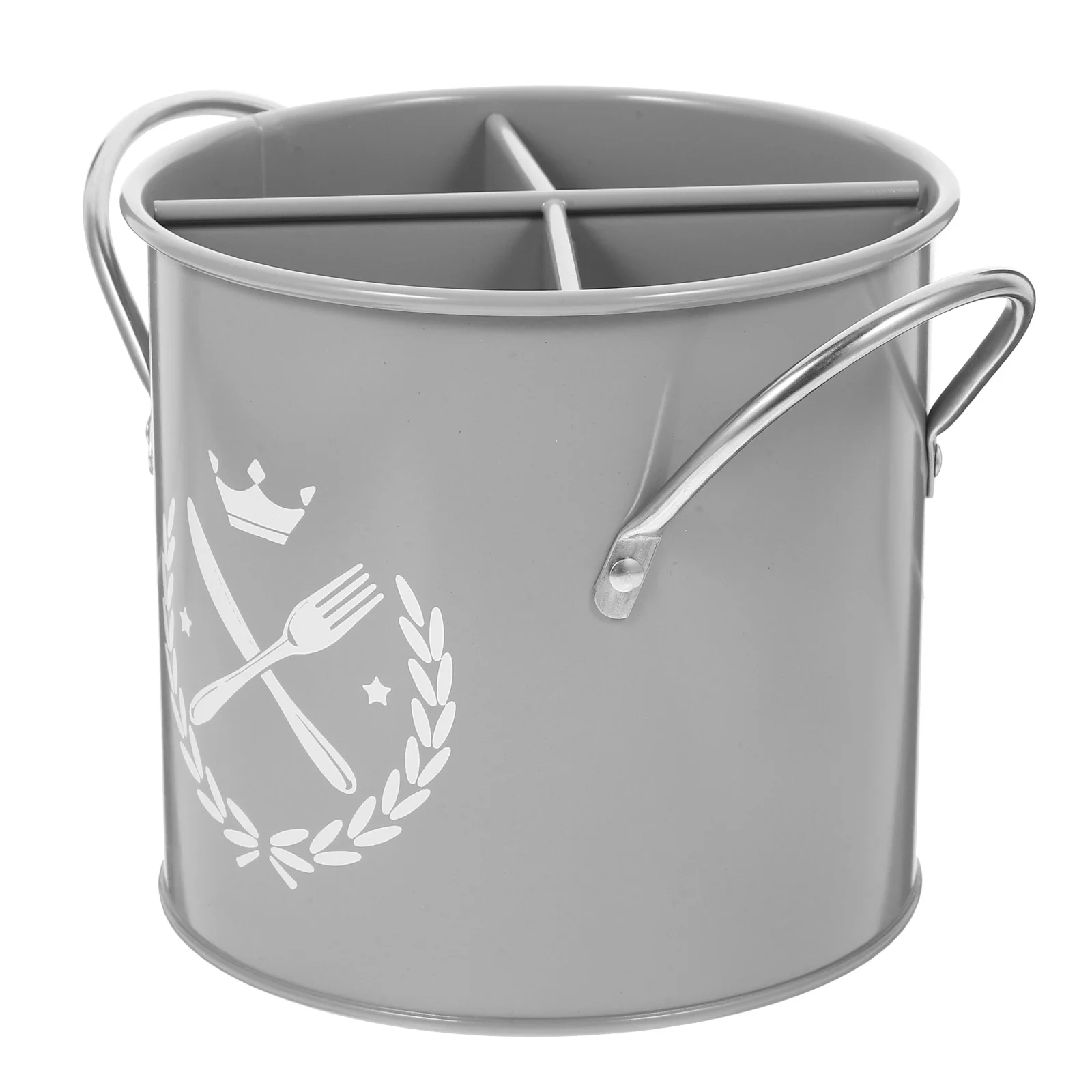 

Cutlery Holder For Kitchen Large Multi-Grid Utensil Organizer For Spoons Forks Chopsticks Decorative Drainable Tableware