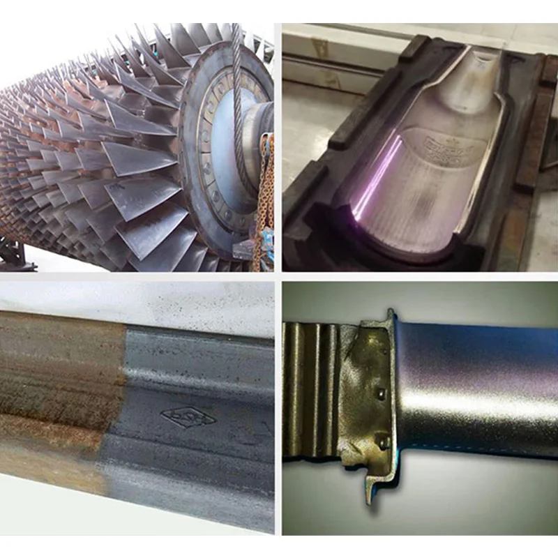 Cleaning Car Parts Rust Removing Fiber Laser Machine With Raycus 100W 200W Power Laser Source