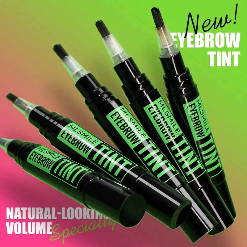 MLSMILE-Kit de pestañas de 2 colores, tinte rápido, Gel, crema para cejas, potenciadores de cejas, máscara de Henna, herramienta de maquillaje, novedad de 2025